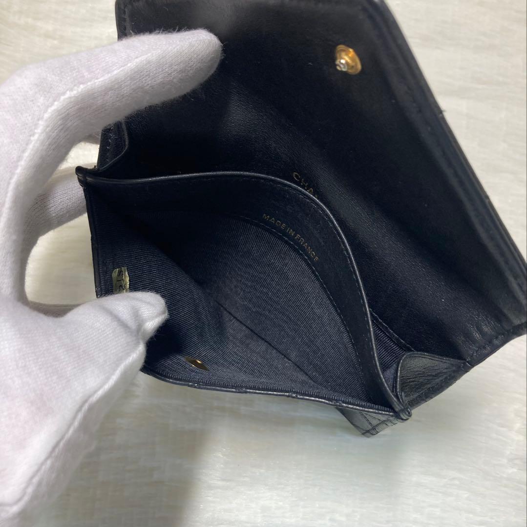 早い者勝ち　CHANEL シャネル　ケース　小物入れ　ビコローレ　財布　黒