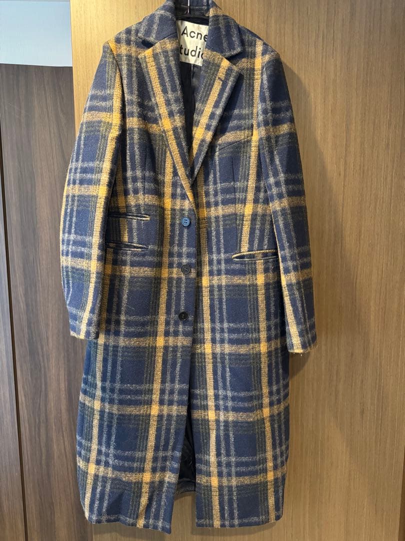 Acne Studios チェスターコート チェック柄