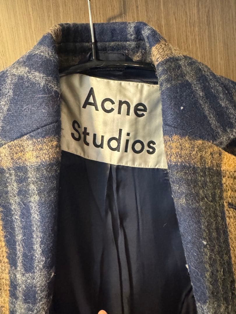 Acne Studios チェスターコート チェック柄