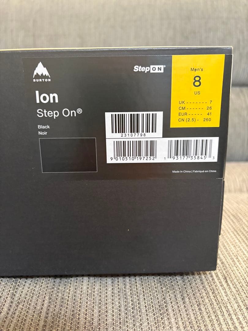 【2月7日以降出荷予定】Burton Ion Step On 26.0cm