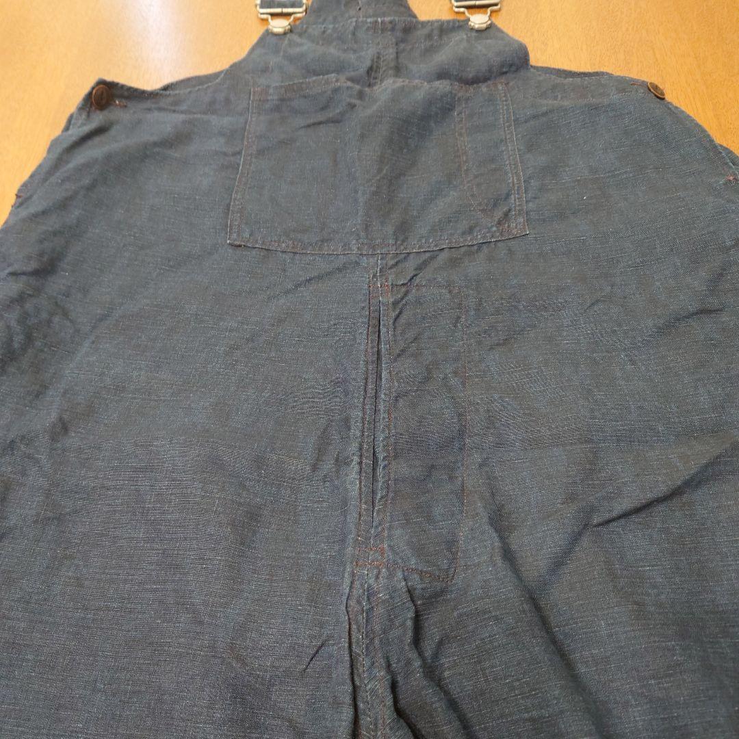 45R インディゴ　リネン908オーバーオール