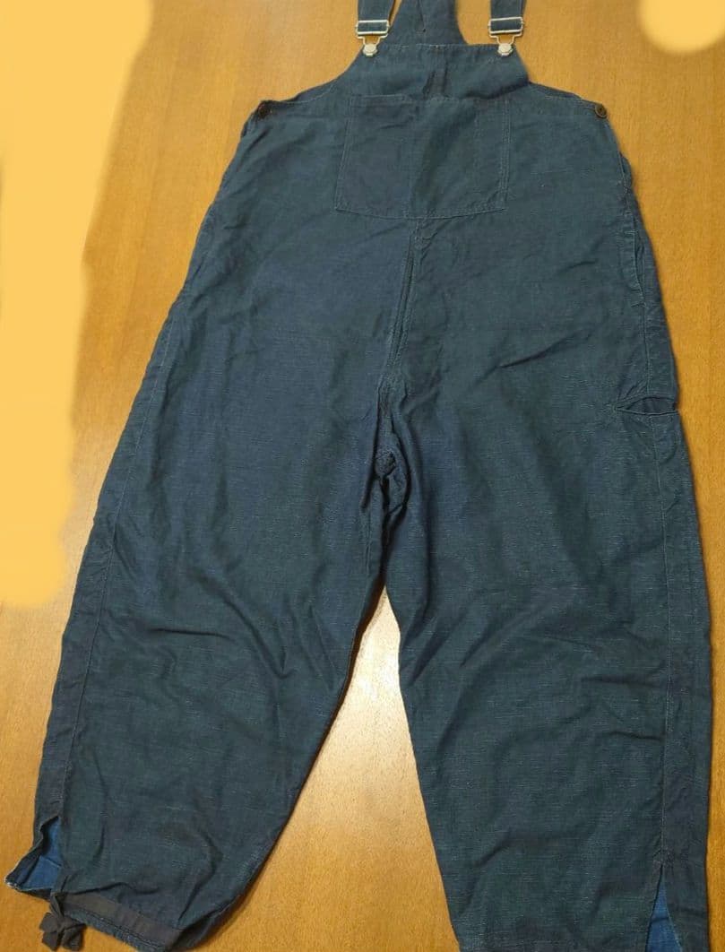 45R インディゴ　リネン908オーバーオール