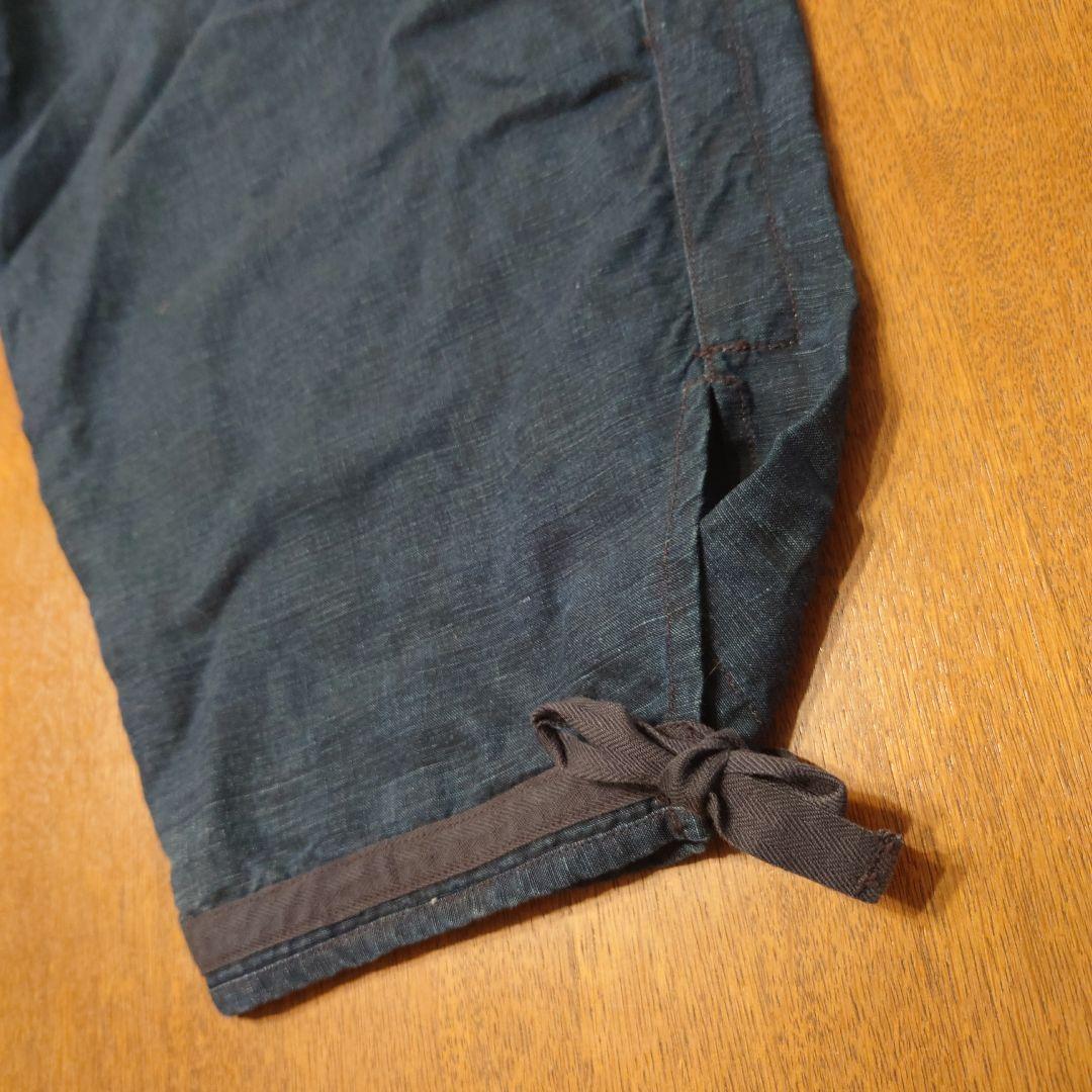 45R インディゴ　リネン908オーバーオール