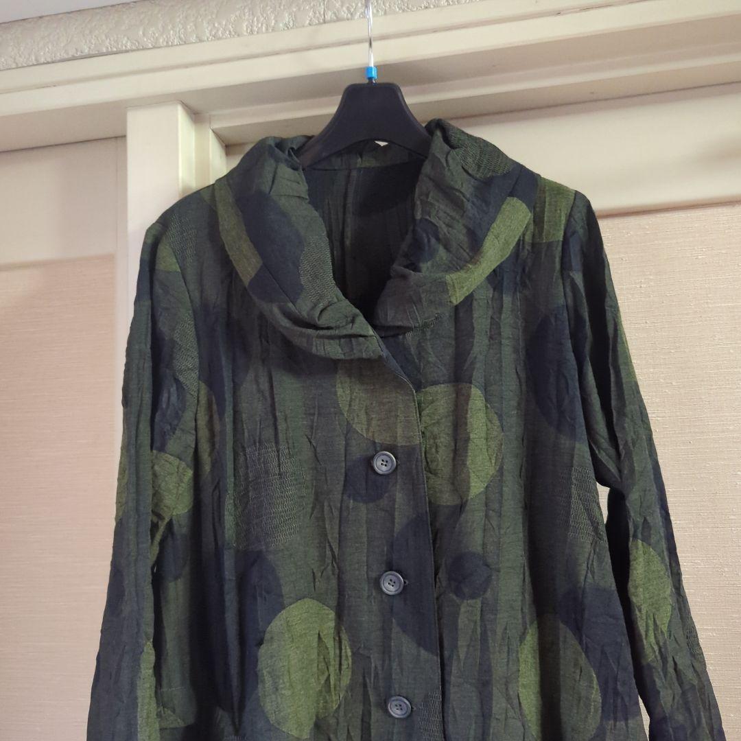 【専用】ドット柄ロングコート