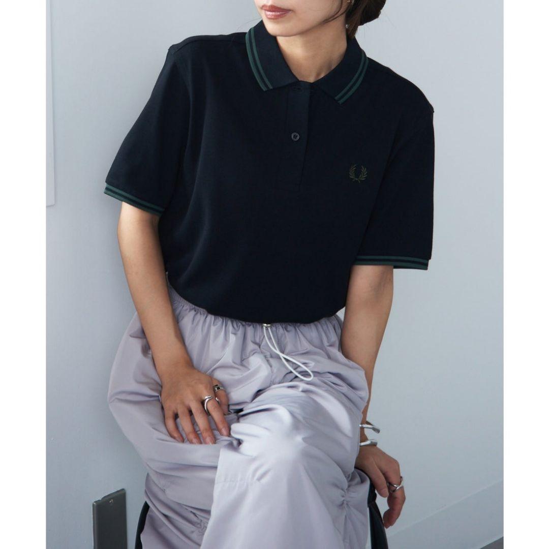 FRED PERRY 黒 ポロシャツ G3600 UK 12