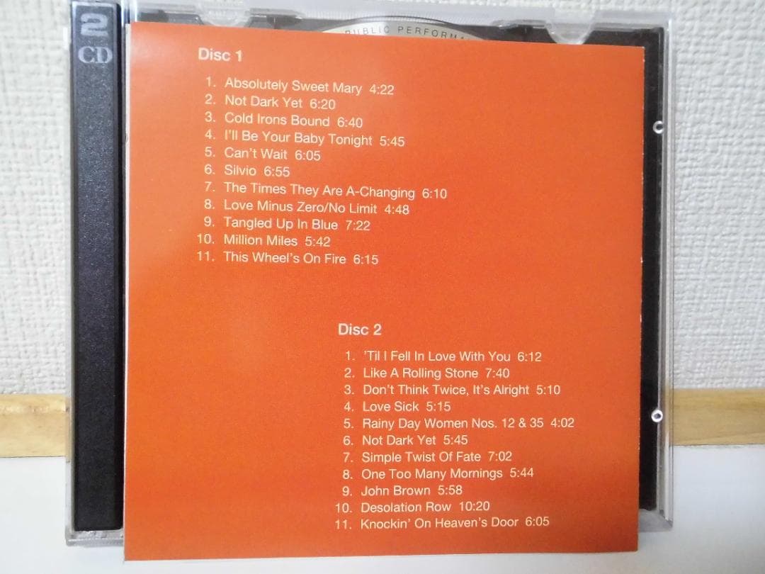 ボブ・ディラン　Not Dark Yet　(2CD)