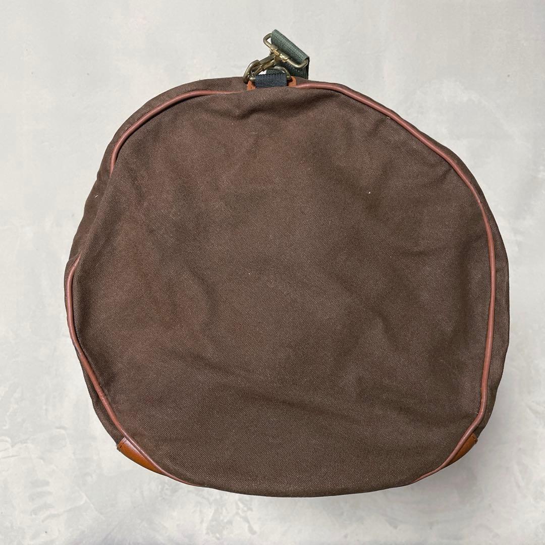 未使用？ 80s LL Bean キャンバス レザー ダッフルバッグ 大サイズ