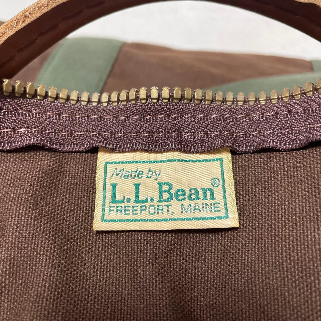 未使用？ 80s LL Bean キャンバス レザー ダッフルバッグ 大サイズ