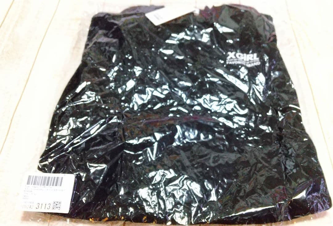 《新品タグ付き》X-girlStagesスランテッドロゴトレーナースカートSET