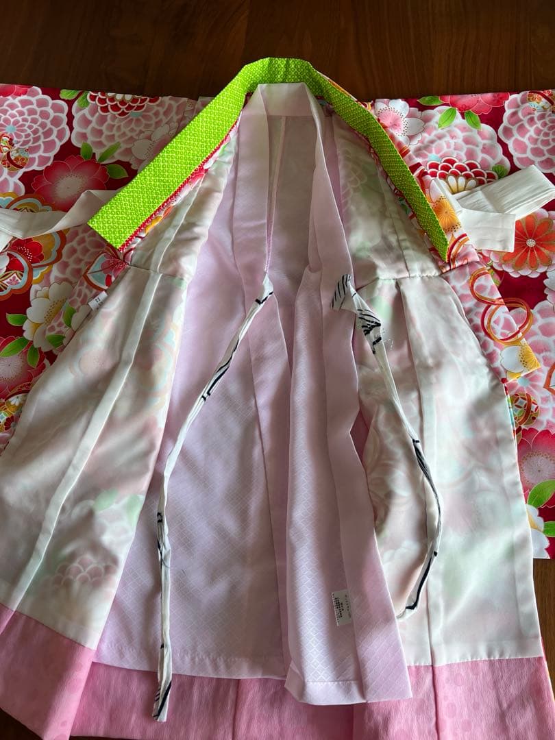 chi!さん専用　高級　式部浪漫　七五三　3歳　着物　 被布着セット