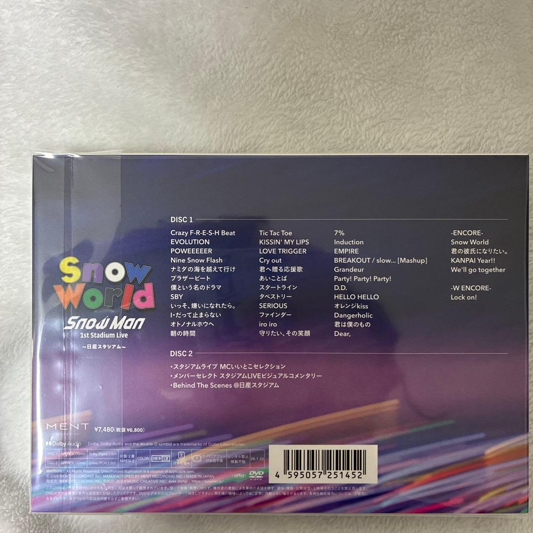 銀テープ付⭐︎未開封　Man 日産スタジアム FC限定 DVD スノーマン