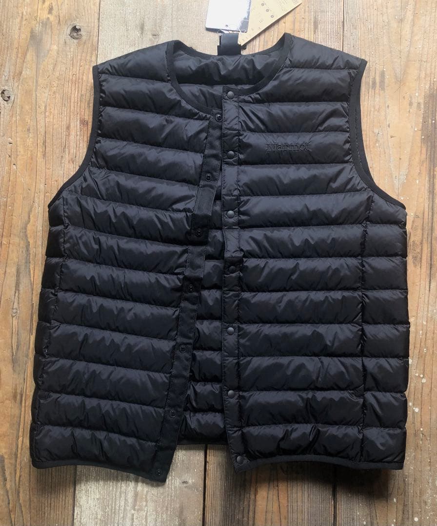 ☆新品 Marmot マーモット ダウンベスト ブラック 【L 】