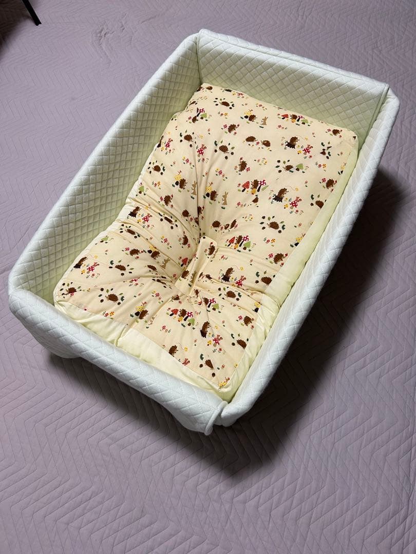 天使の寝床 まるまるねんね ベビハグ　マイピーロネオ カバー付 専用コット