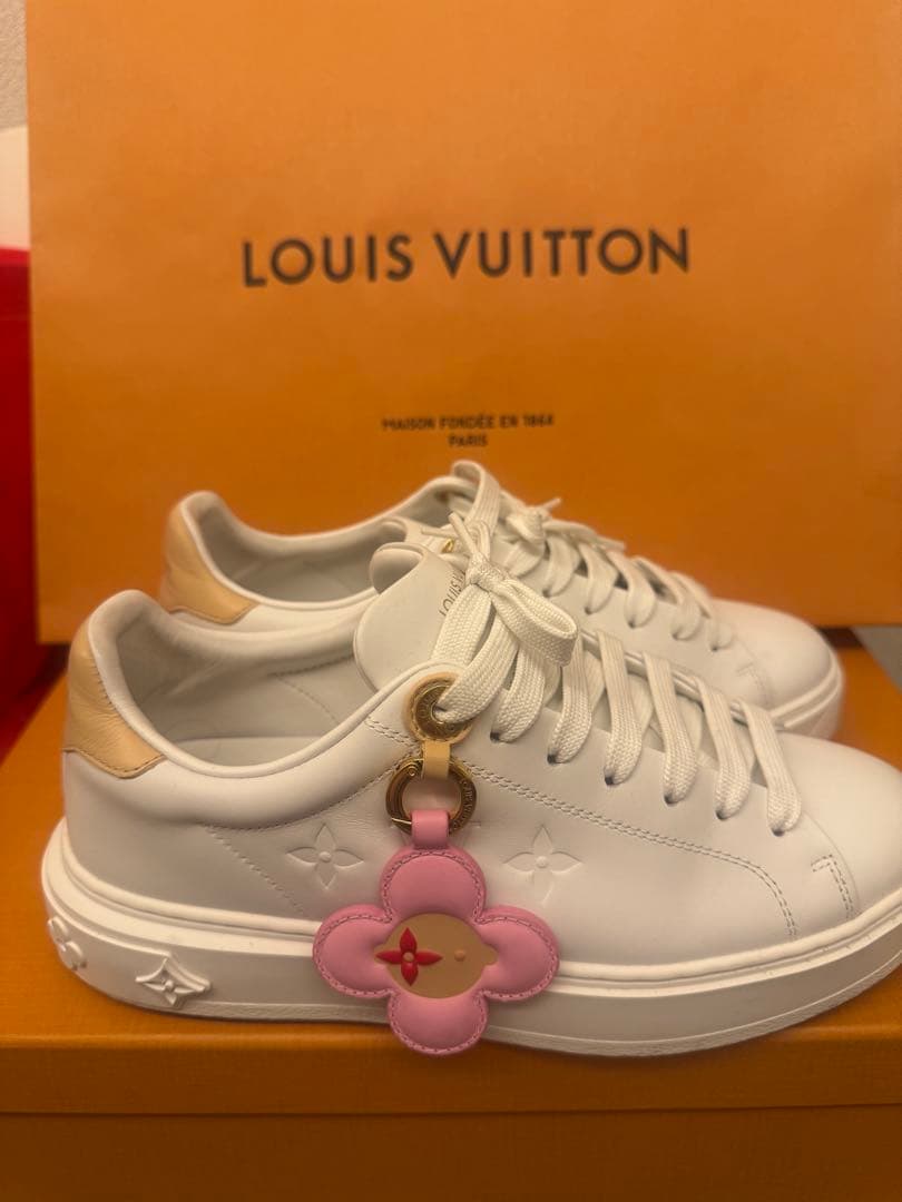 ルイヴィトン　スニーカー　レディース　23.5cm (タイムアウト スニーカー)