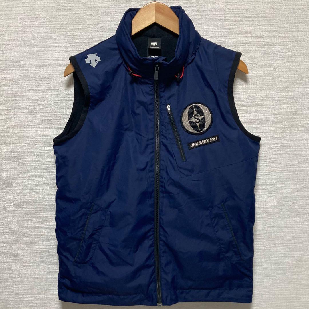 DESCENTE OGASAKA SKI ベスト スキー デサント オガサカ 紺