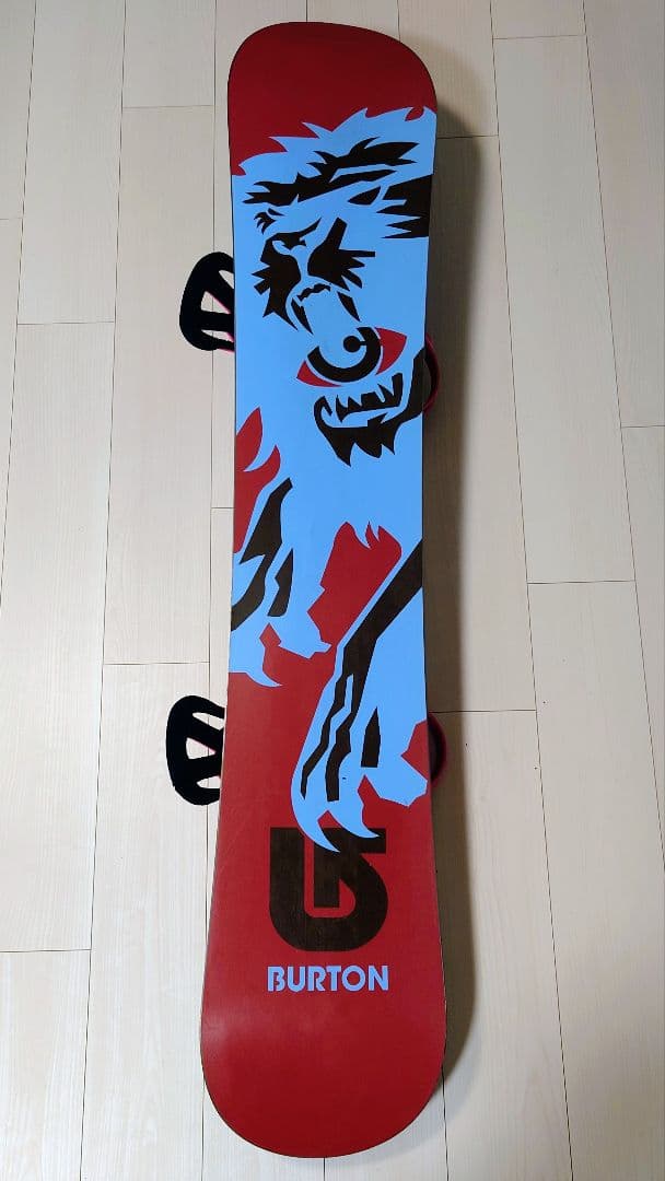 Burton スノーボード 154cm ビンディング・キャスター付きバッグ付き