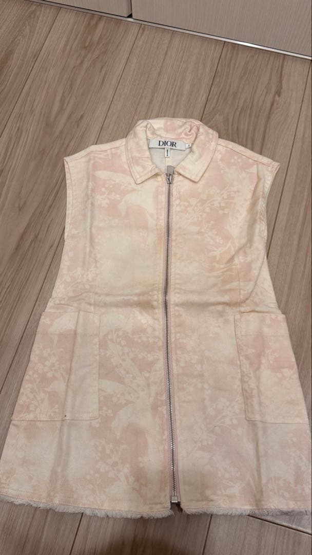 Dior ノースリーブワンピース クリーム色 サイズ4