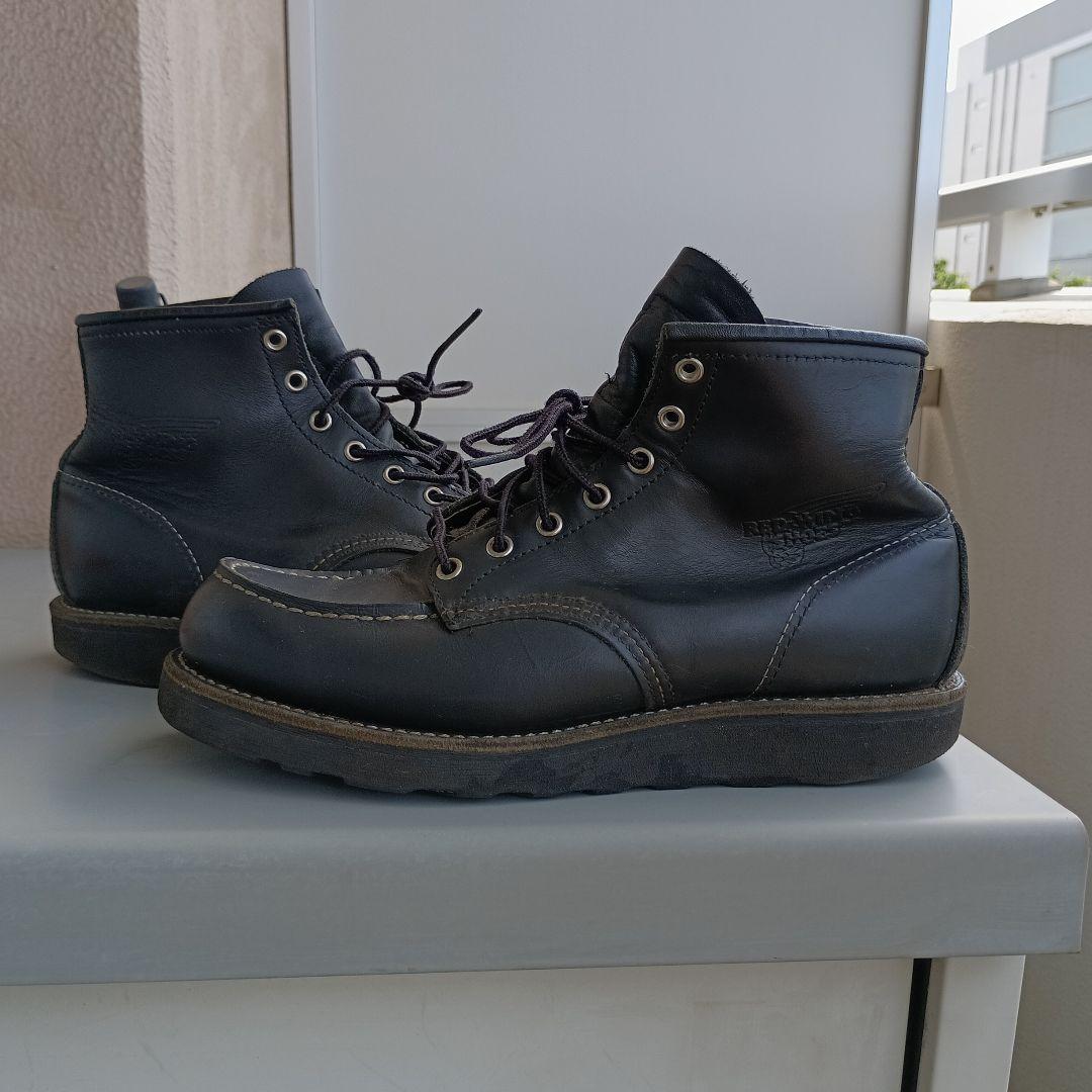 Red Wing Shoes ブラック レースアップブーツ 27.5cm