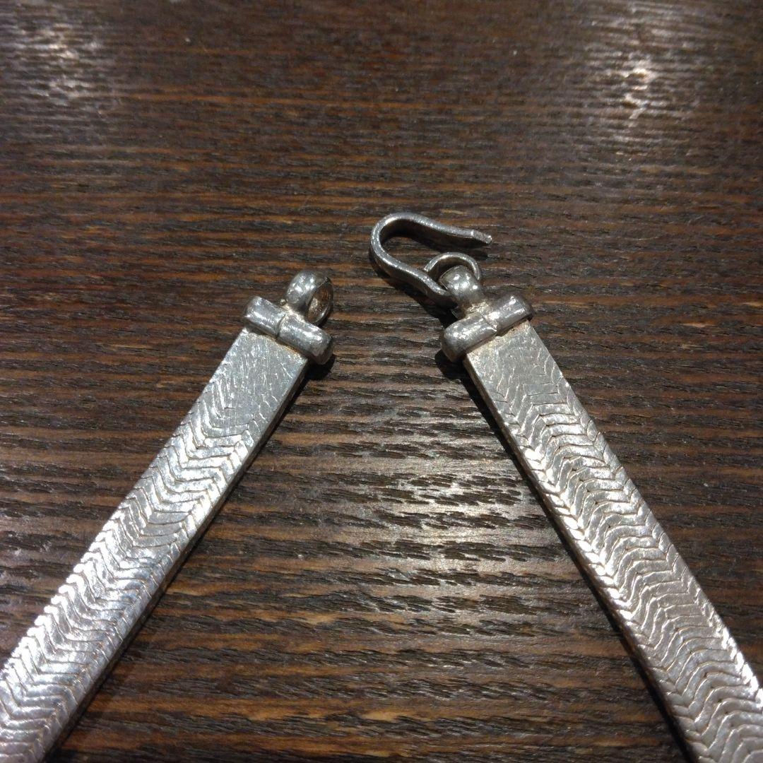 agate シルバー ネックレスとブレスレットのセット