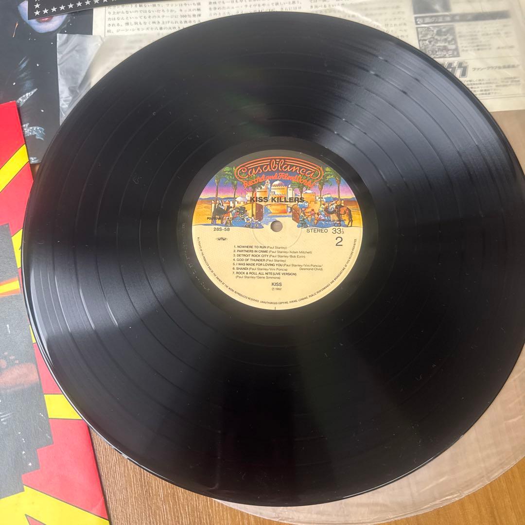 【専用】KISS KILLERS キラーズ LP レコード ステッカー付き