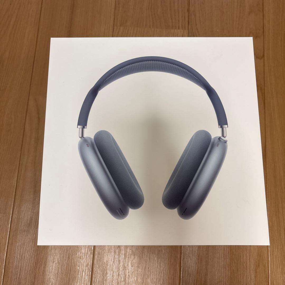 【極美品】Apple AirPods Max ブルー ワイヤレスヘッドフォン