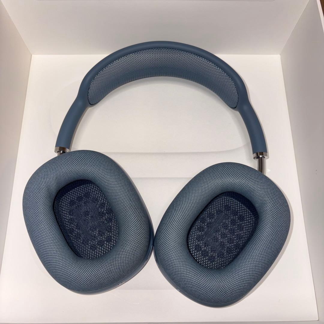 【極美品】Apple AirPods Max ブルー ワイヤレスヘッドフォン