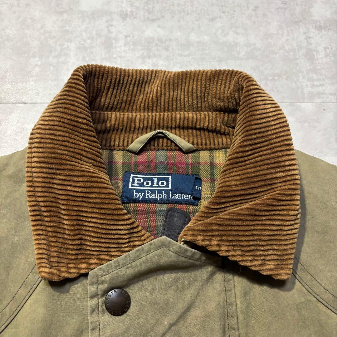 90s POLO Ralph Lauren オイルドハンティングジャケット S