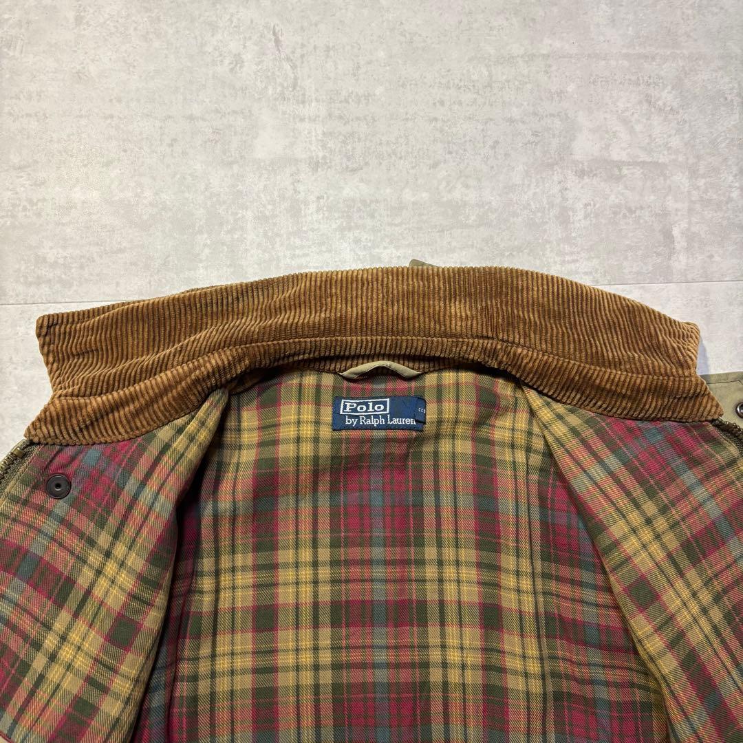 90s POLO Ralph Lauren オイルドハンティングジャケット S