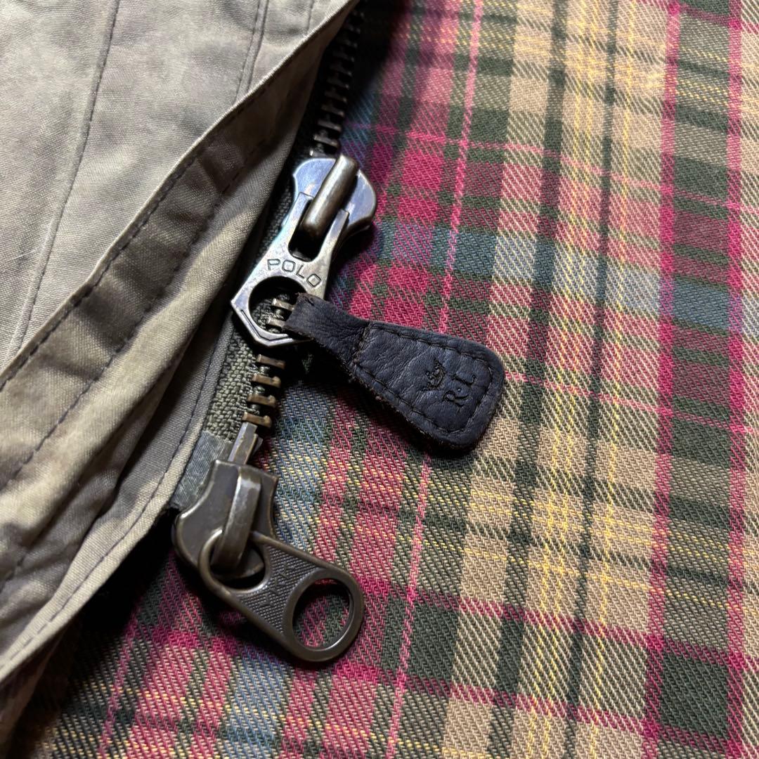 90s POLO Ralph Lauren オイルドハンティングジャケット S