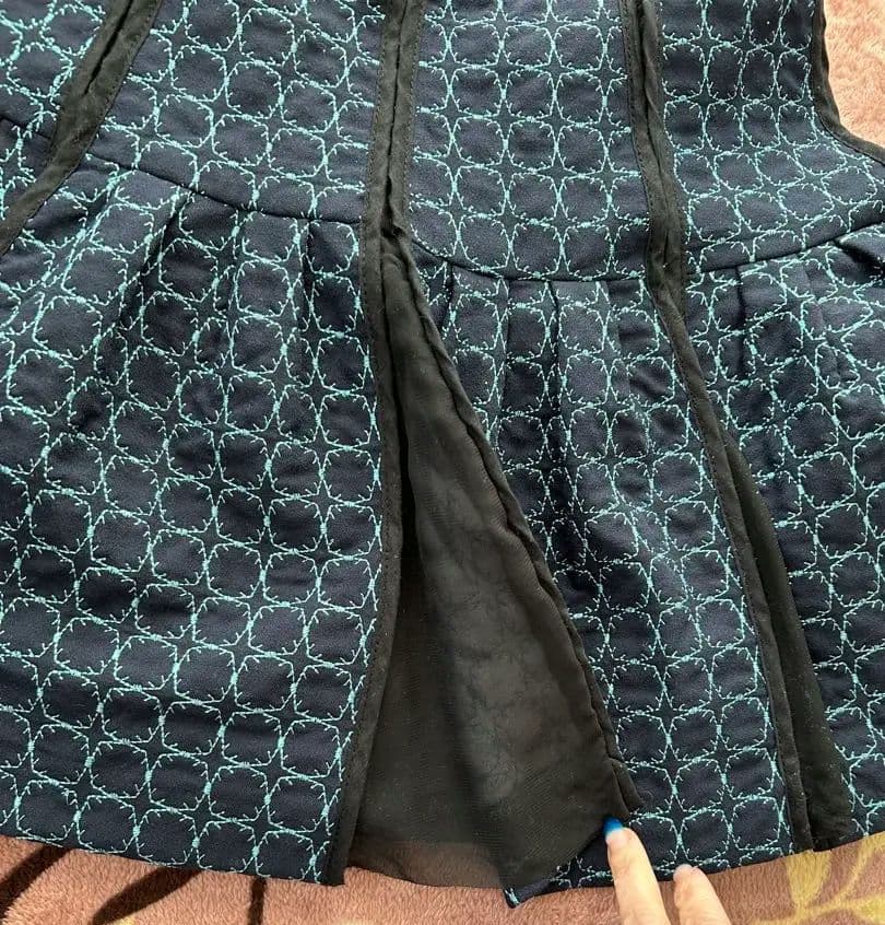 美品ミュウミュウMIUMIUフレアミニスカート