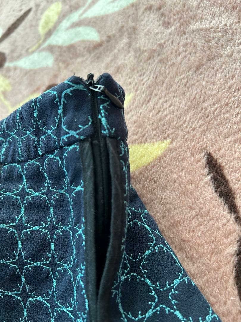 美品ミュウミュウMIUMIUフレアミニスカート