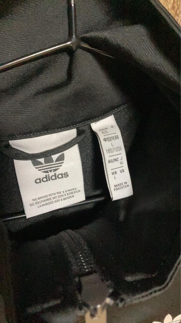 【adidas】ファイヤーバード ジャージ XL ブラック