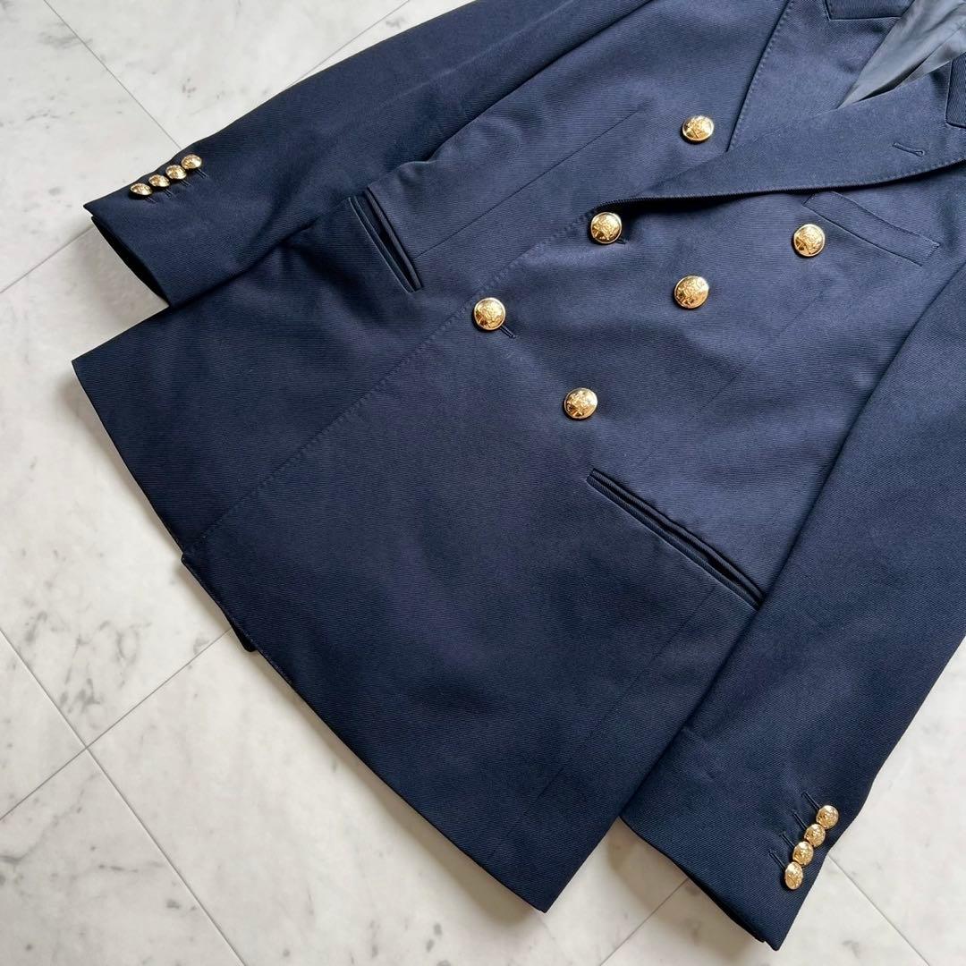 CELINE 20SS クラシックジャケット 金ボタン ブレザー 紺 34