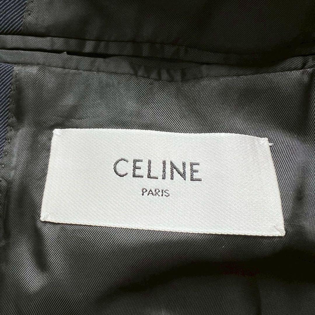CELINE 20SS クラシックジャケット 金ボタン ブレザー 紺 34