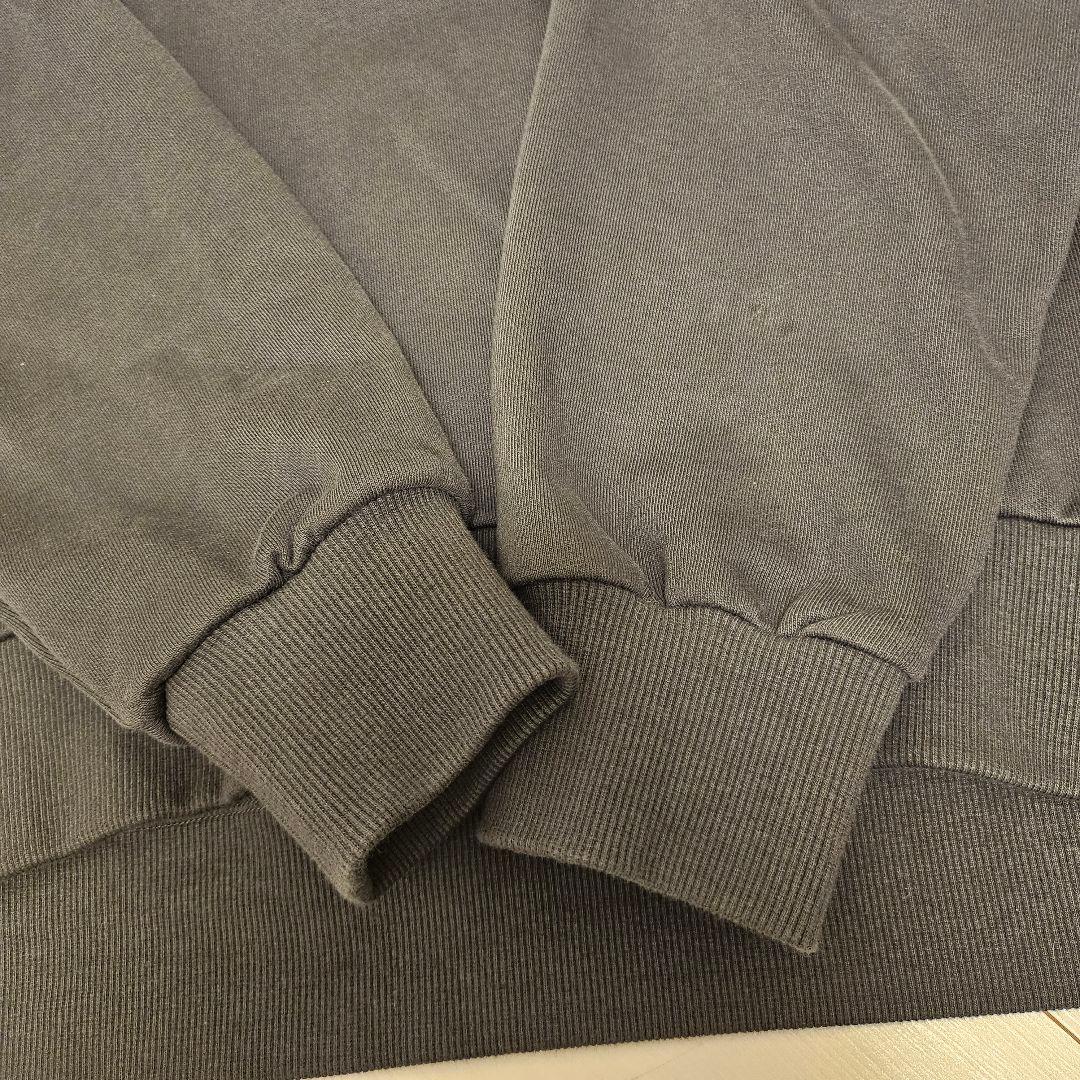 CADUNE パールスウェット チャコールグレー