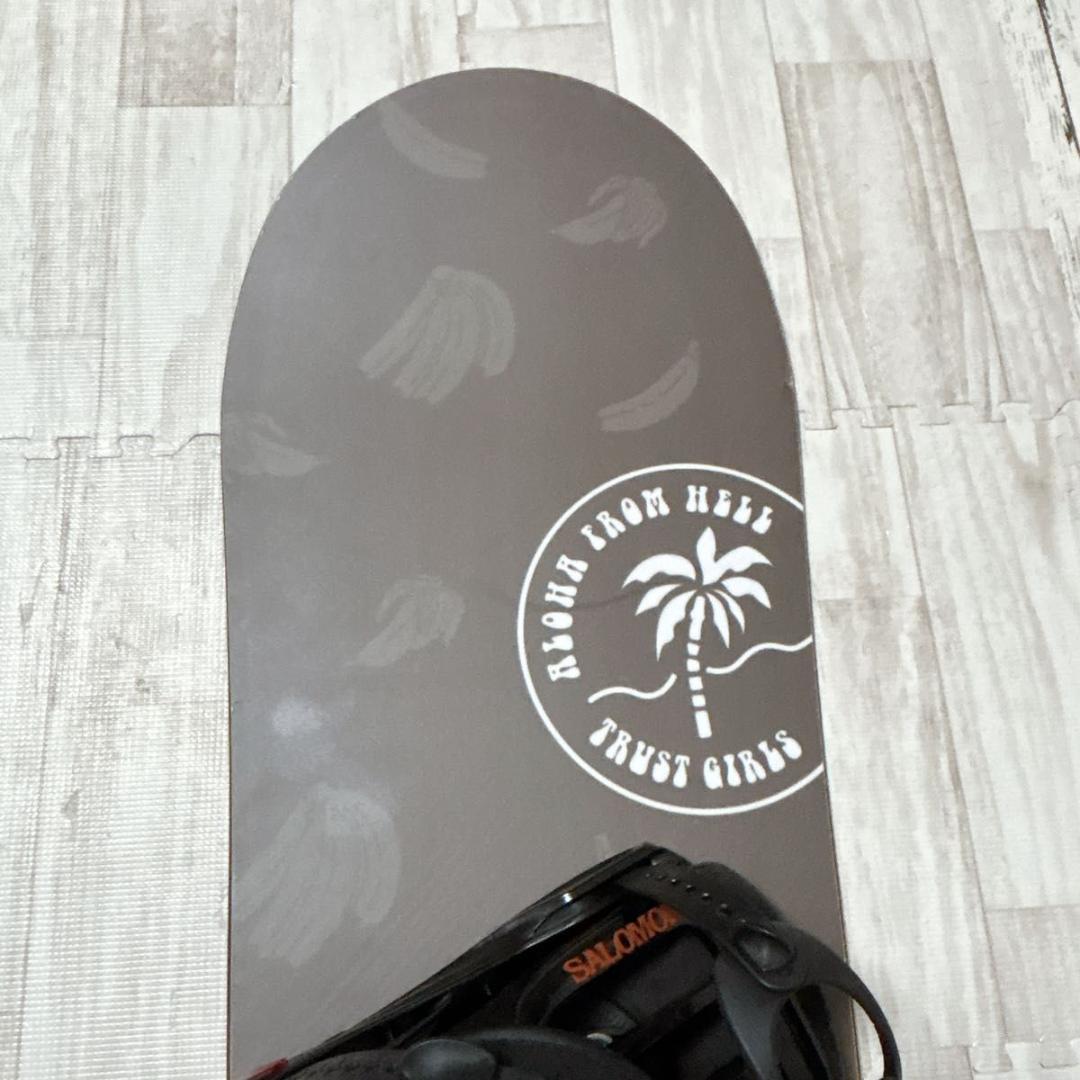 DEATHLABEL スノーボード レディースセット 142cm 24.5