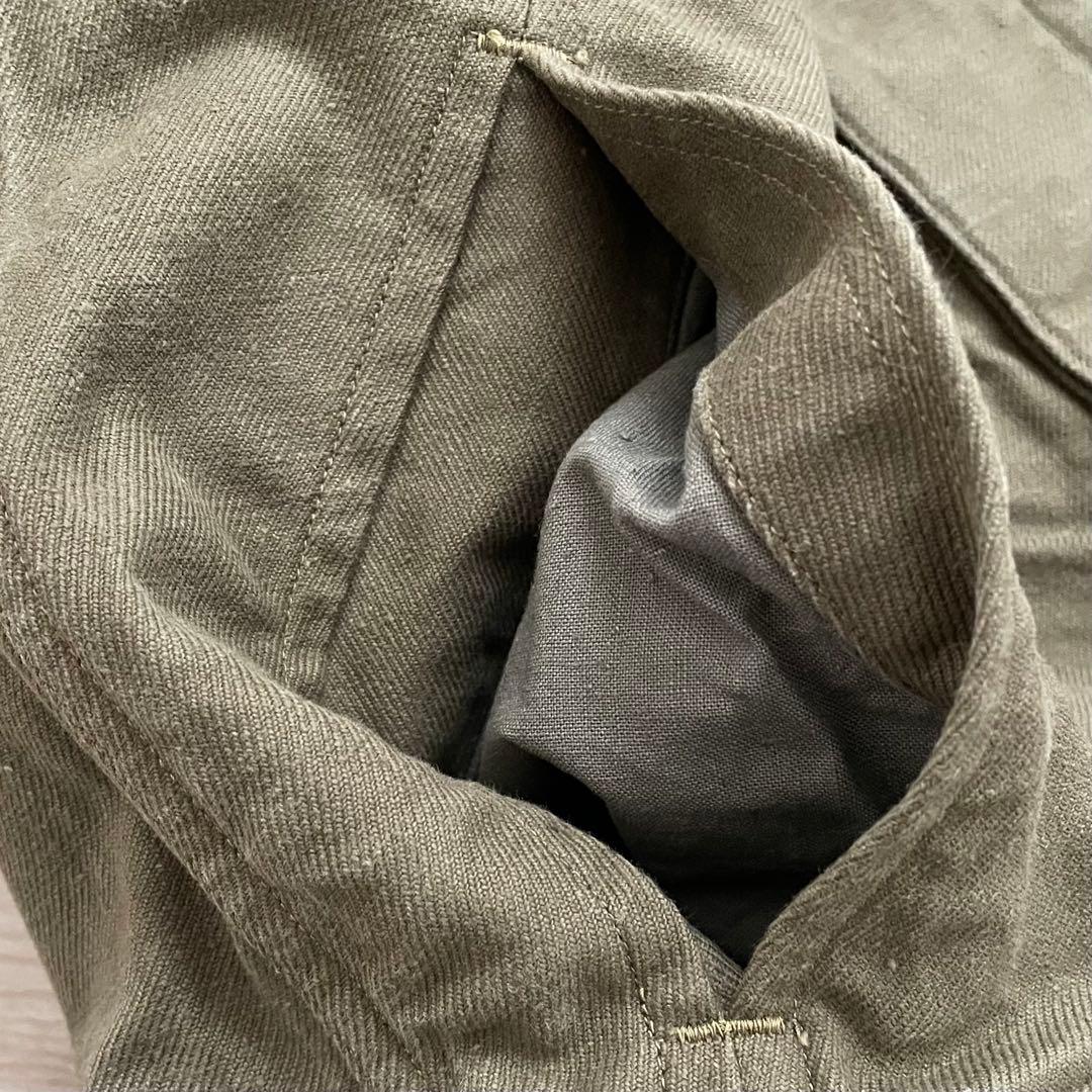 美品 フランス軍 M47 前期 カーゴパンツ 25 トップボタン2つ ミリタリー