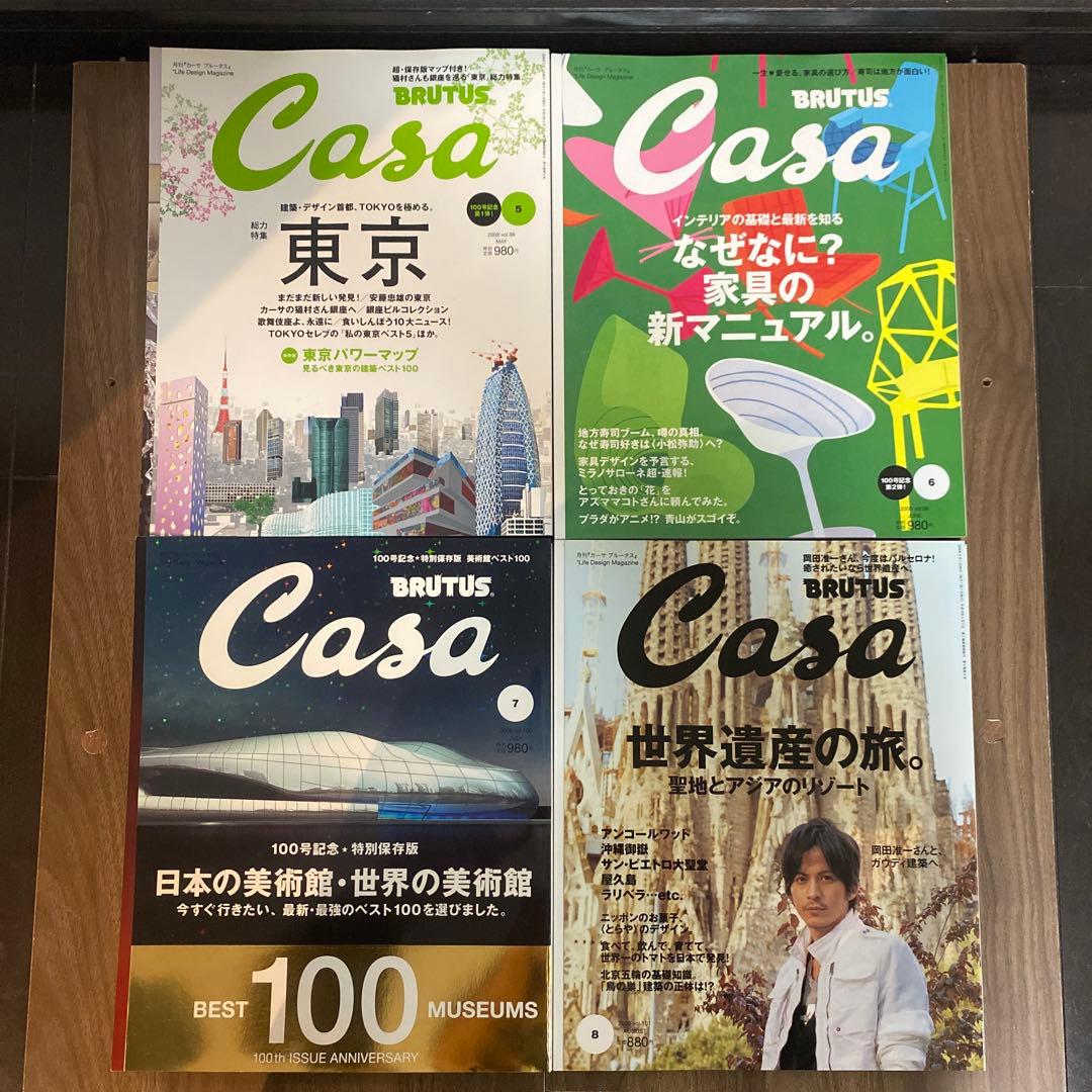 CASA BRUTAS 2008年 1月号〜12月号 12冊セット