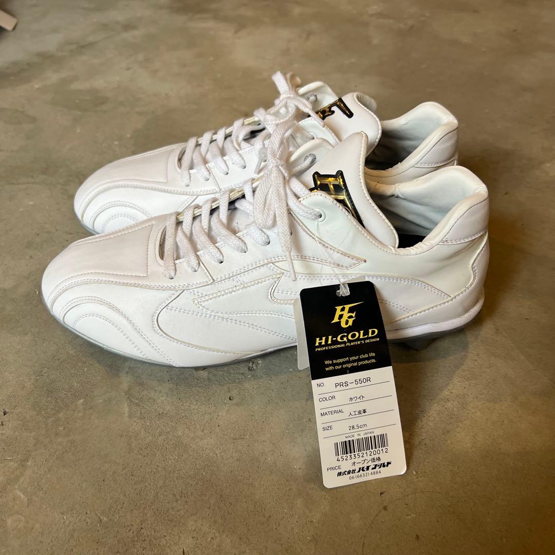 ⭐︎未使用新品⭐︎ ハイゴールド　金具スパイク　28.5cm