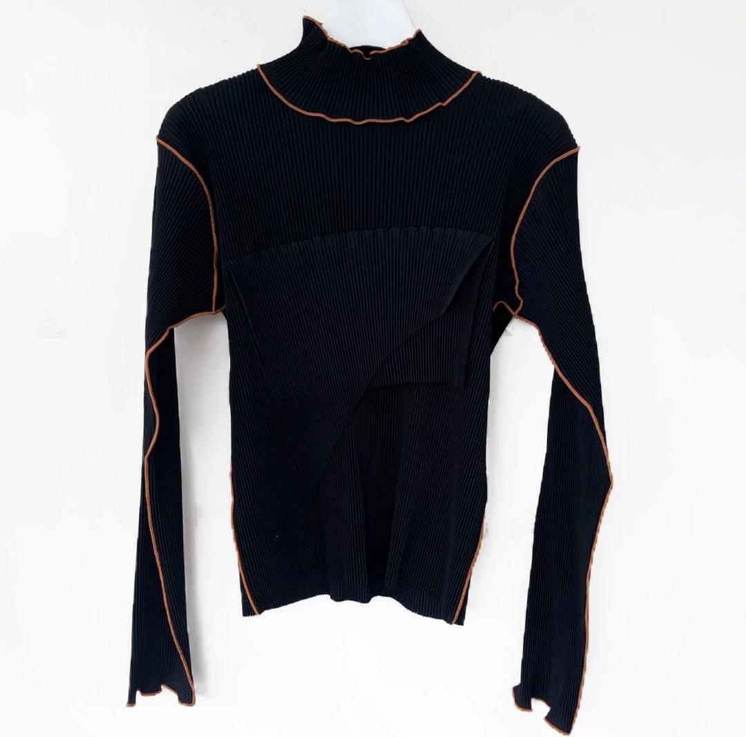 kotohayokozawa/ウェーブロングスリーブトップ