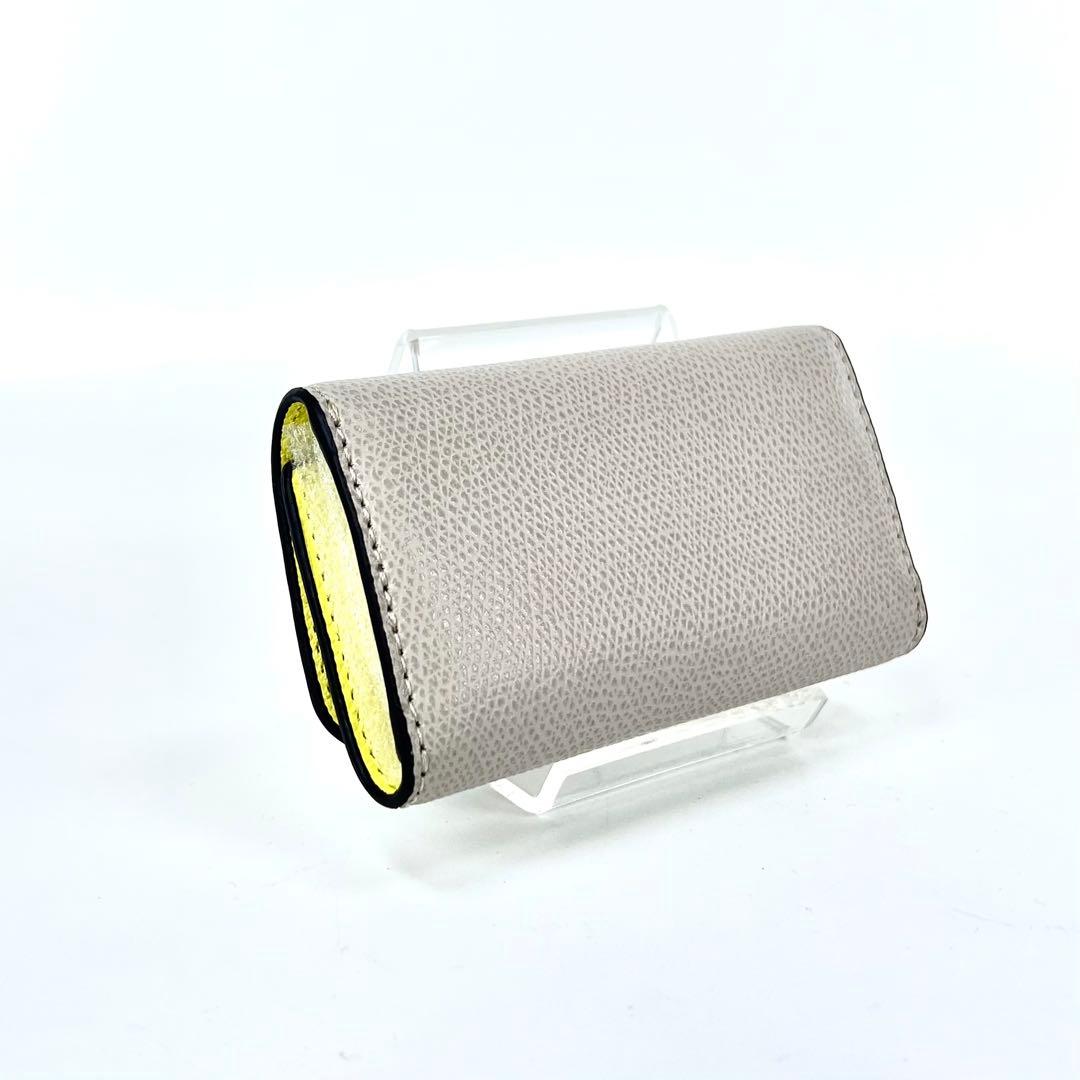 【新品 未使用】FURLA CAMELIA 4連キーケース ライトグレー
