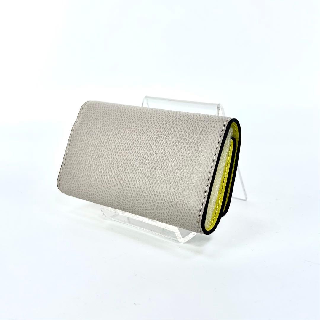 【新品 未使用】FURLA CAMELIA 4連キーケース ライトグレー