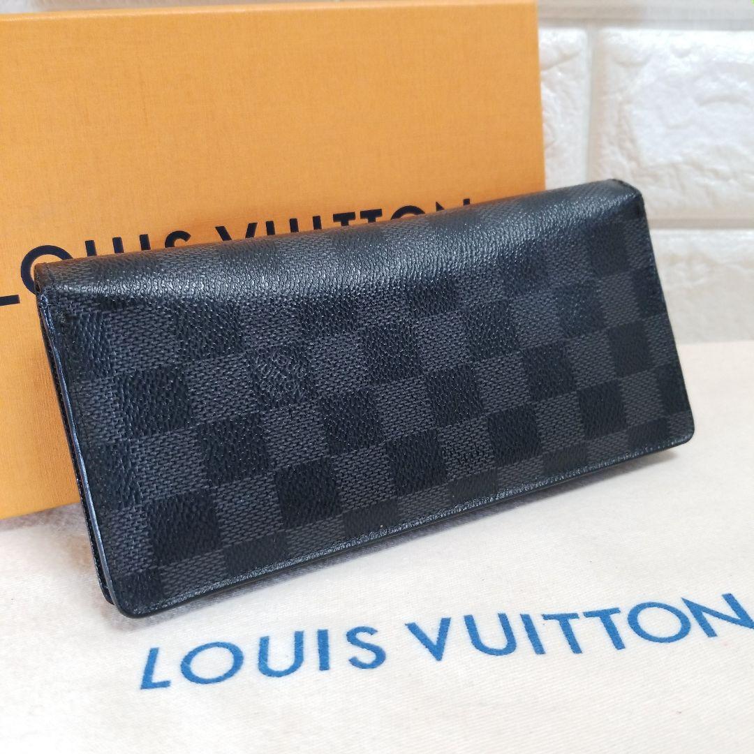 LOUIS VUITTON ダミエ グラフィット ポルトフォイユブラザ 長財布