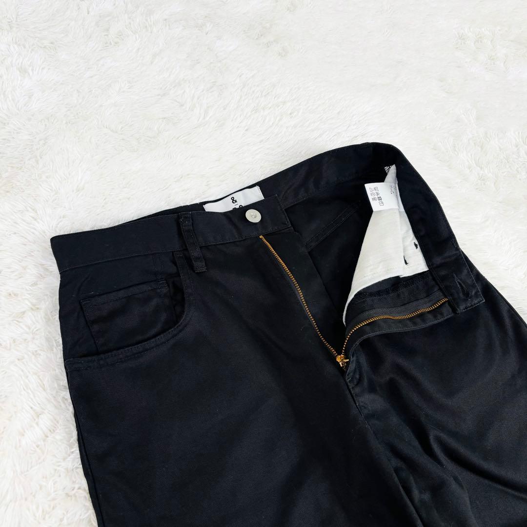 648 カレンソロジー &RC チノカーヴィーパンツ ブラック サイズ40