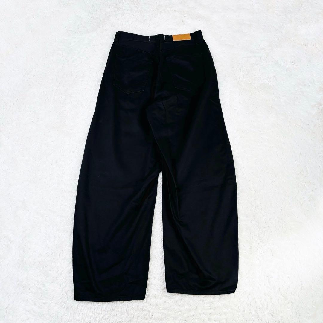 648 カレンソロジー &RC チノカーヴィーパンツ ブラック サイズ40