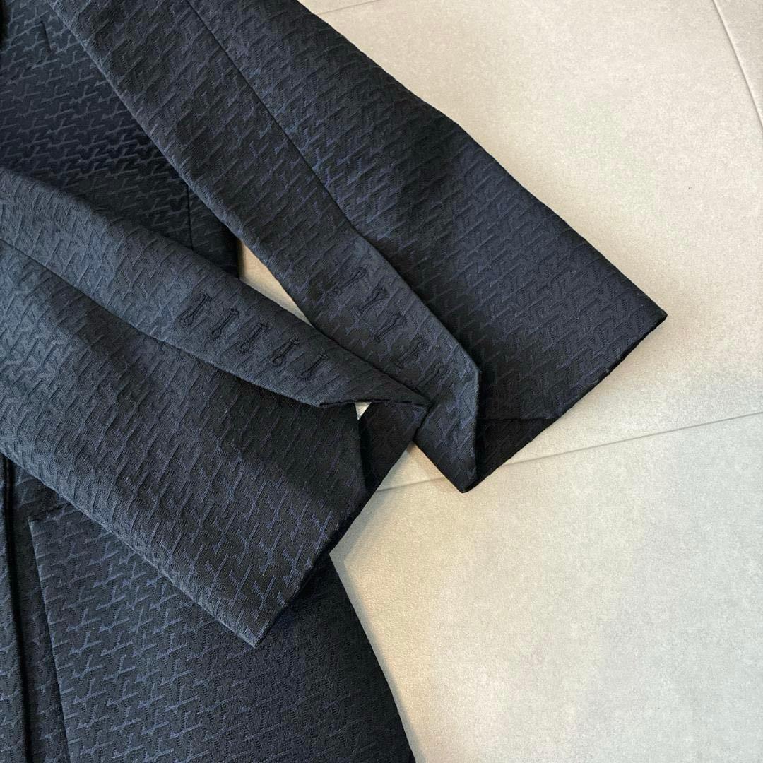 美品 ザディグエヴォルテール♡総柄 ジャガード ダブルブレスト ジャケット