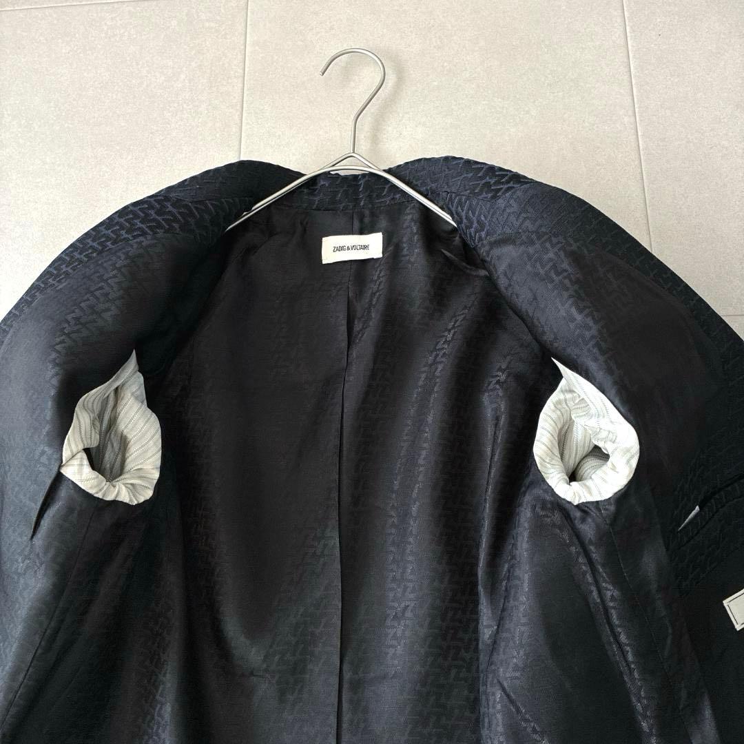 美品 ザディグエヴォルテール♡総柄 ジャガード ダブルブレスト ジャケット