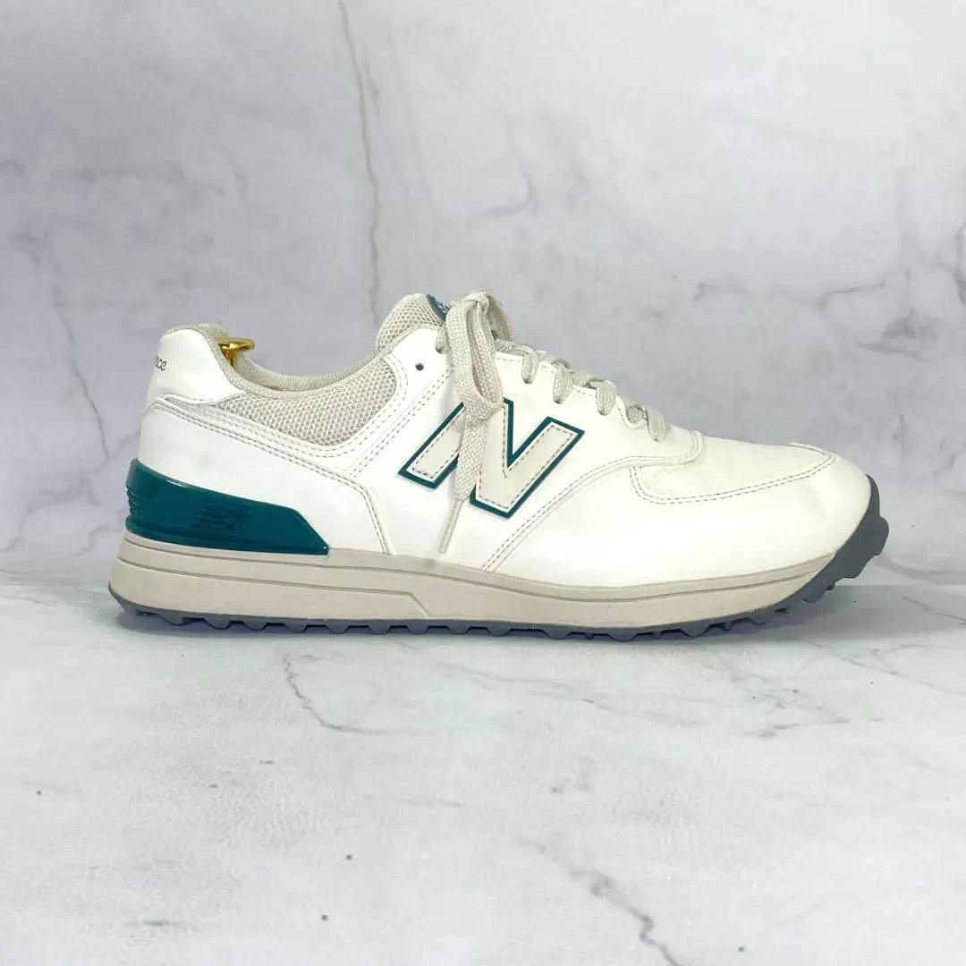 【美品・訳あり】new balance ゴルフシューズ 左27㎝ 右26.5㎝
