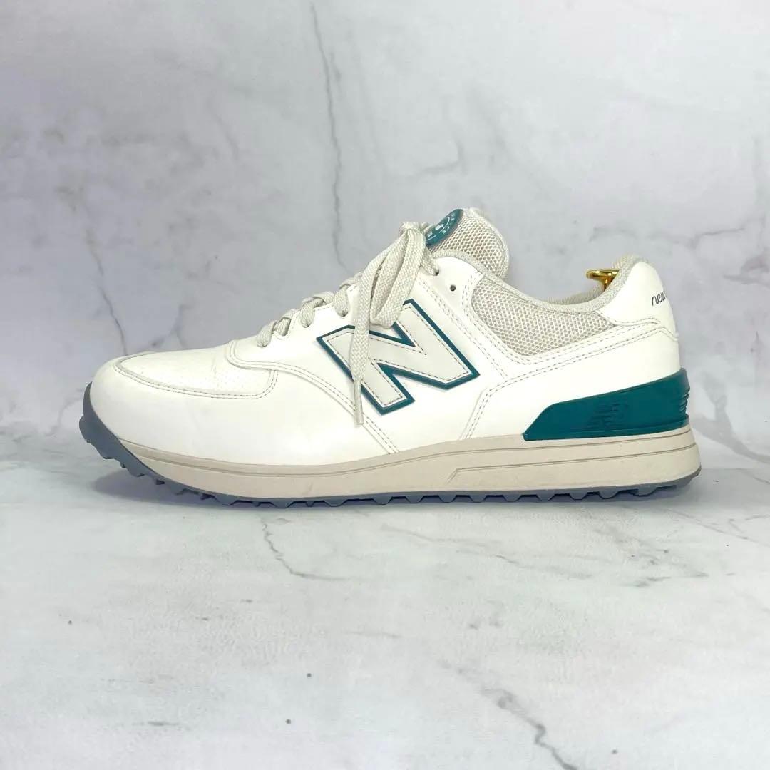 【美品・訳あり】new balance ゴルフシューズ 左27㎝ 右26.5㎝
