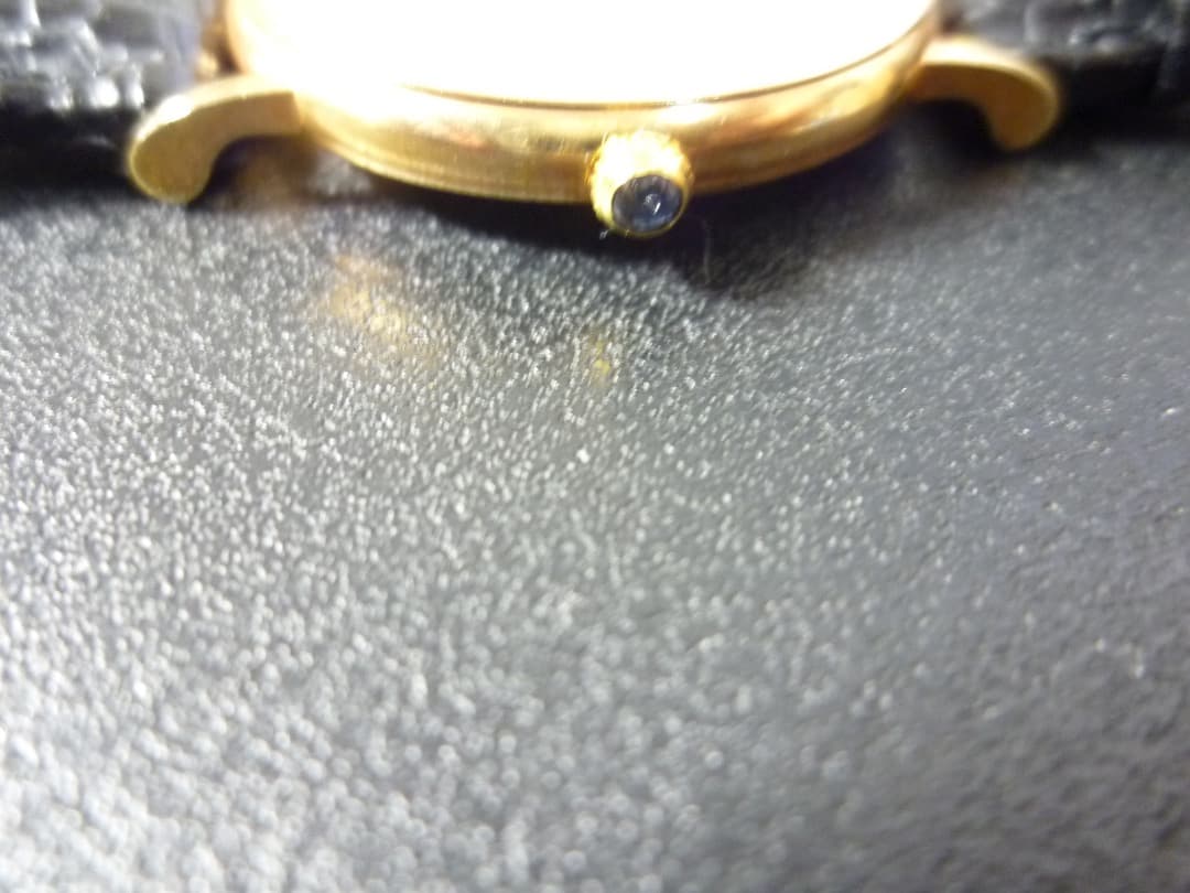 ティファニー　Tiffany 14K 時計　クォーツ　ホワイト文字盤